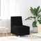 vidaXL - Fauteuil - 55 - cm - stof - zwart