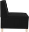 vidaXL - Fauteuil - 55 - cm - stof - zwart