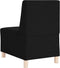 vidaXL - Fauteuil - 55 - cm - stof - zwart
