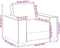 vidaXL - Fauteuil - 60 - cm - fluweel - donkergrijs