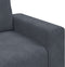 vidaXL - Fauteuil - 60 - cm - fluweel - donkergrijs