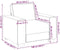vidaXL - Fauteuil - 60 - cm - fluweel - donkergrijs