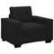 vidaXL - Fauteuil - 60 - cm - fluweel - zwart