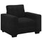 vidaXL - Fauteuil - 60 - cm - fluweel - zwart