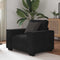 vidaXL - Fauteuil - 60 - cm - fluweel - zwart