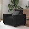 vidaXL - Fauteuil - 60 - cm - fluweel - zwart
