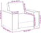 vidaXL - Fauteuil - 60 - cm - fluweel - zwart