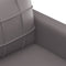 vidaXL Fauteuil 60 cm kunstleer grijs
