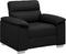 vidaXL - Fauteuil - 60 - cm - kunstleer - zwart