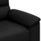 vidaXL - Fauteuil - 60 - cm - kunstleer - zwart