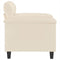 vidaXL - Fauteuil - 60 - cm - microvezelstof - beige