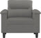 vidaXL - Fauteuil - 60 - cm - microvezelstof - donkergrijs