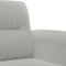 vidaXL - Fauteuil - 60 - cm - microvezelstof - lichtgrijs