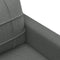 vidaXL Fauteuil 60 cm stof donkergrijs