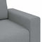 vidaXL - Fauteuil - 60 - cm - stof - lichtgrijs