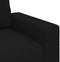 vidaXL - Fauteuil - 60 - cm - stof - zwart