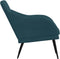 vidaXL Fauteuil 63x76x80 cm fluweel blauw
