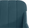 vidaXL Fauteuil 63x76x80 cm fluweel blauw