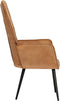 vidaXL Fauteuil canvas bruin