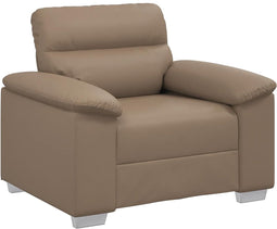 vidaXL - Fauteuil - Cappuccino - 60 - cm - kunstleer