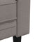 vidaXL Fauteuil Chesterfield-stijl stof taupe