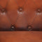 vidaXL Fauteuil echt leer bruin