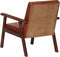 vidaXL Fauteuil echt leer bruin