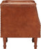 vidaXL Fauteuil echt leer bruin