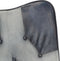 vidaXL Fauteuil echt leer grijs