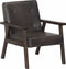 vidaXL Fauteuil echt leer grijs