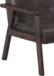 vidaXL Fauteuil echt leer grijs