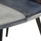 vidaXL Fauteuil echt leer grijs