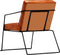 vidaXL Fauteuil echt leer tan