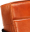 vidaXL Fauteuil echt leer tan