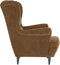 vidaXL Fauteuil fluweel bruin