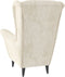 vidaXL Fauteuil fluweel crèmewit