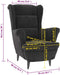 vidaXL Fauteuil fluweel donkergrijs