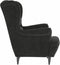 vidaXL Fauteuil fluweel donkergrijs