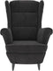 vidaXL Fauteuil fluweel donkergrijs