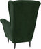 vidaXL Fauteuil fluweel donkergroen