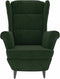 vidaXL Fauteuil fluweel donkergroen