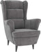 vidaXL Fauteuil fluweel lichtgrijs