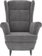 vidaXL Fauteuil fluweel lichtgrijs