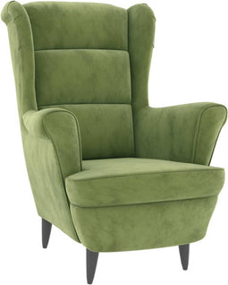 vidaXL Fauteuil fluweel lichtgroen