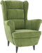 vidaXL Fauteuil fluweel lichtgroen