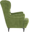 vidaXL Fauteuil fluweel lichtgroen