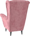 vidaXL Fauteuil fluweel roze