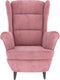 vidaXL Fauteuil fluweel roze