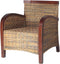 vidaXL Fauteuil handgeweven rattan