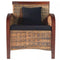 vidaXL Fauteuil handgeweven rattan